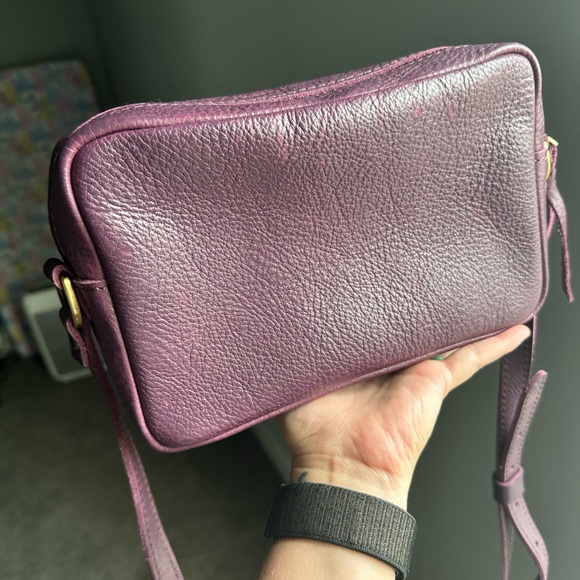 Portland leather good toaster in plum - Picture 2 of 8